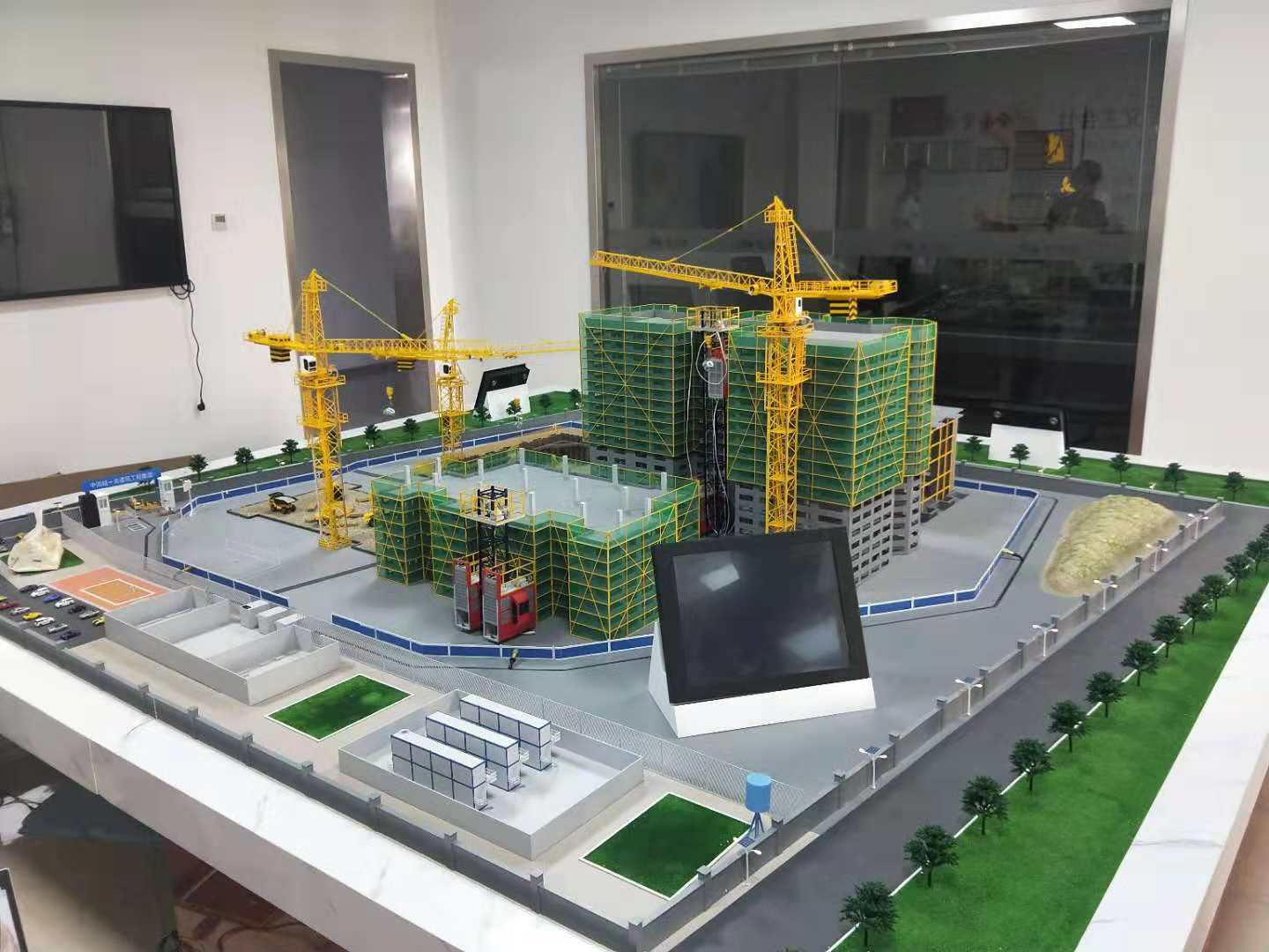 玉林建筑施工场景模型